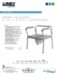 Product Sheet - Imperial Collection 3-in-1 Steel Commode